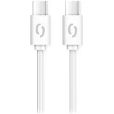 DATKP47 - USB kabl USB-C / USB-C 100W USB Power Delivery (PD), 1,5 m, bela