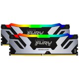 Kingston dimm DDR5 48GB (2x24GB) 7200MHz KF572C38RSAK2-48 fury renegade silver rgb xmp Cene