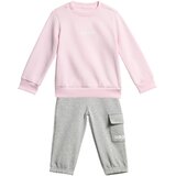Adidas trenerka za djevojčice I Lin Fl Jog, KB9673, roze-siva Cijene