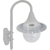  Vrtna zidna svjetiljka E27 42 cm aluminijska bijela | shoptok.hr