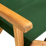  Redateljska stolica od masivnog bagremovog drva zelena | shoptok.hr