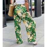 UR/CEO Green wide floral pants Cosimo | shoptok.hr