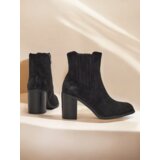 Resti Eco-suede women's ankle boots on a block heel Cesios | ePonuda.com