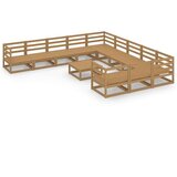  Vrtna sedežna garnitura 12-delna trdna borovina, (20969120) | Shoptok.si