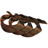 Urban Classics Bandana 3-pack woodcamo