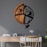Wallity Zidna dekoracija Globetrotting, 50x66cm, Hrast Cene