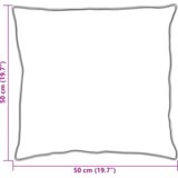 vidaXL Jastuk Bijela 50 x 50 cm 130gsm 100% pamuk | shoptok.hr