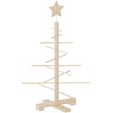  Drveno ukrasno božićno drvce 75 cm od masivne borovine | shoptok.hr