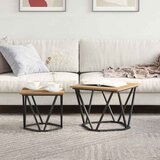  Set pomoćnih stolića 2 pcs Umjetnički hrast | Eponuda.com