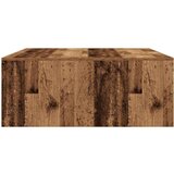 vidaXL Kavna mizica s predali starega lesa 100x100x40 cm | Shoptok.si