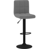 Furnova Barski stolček temno siv žamet, (21949313) | Shoptok.si