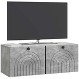 TV Omarica za TV, ki jo lahko montiraš na steno Betonsko siva, (5000210236) | Shoptok.si