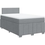  Krevet s oprugama i madracem svjetlosivi 120x190 cm od tkanine | shoptok.hr