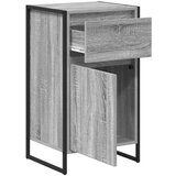 VidaXL Strani &amp;scaron;al Siva Sonoma 81 x 36 x 150.5 cm Konstruiran les Slike
