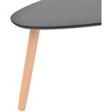  Set Stolića za Kavu 2 kom od Masivne Borovine Crni | shoptok.hr