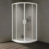 Kolpa San KOLPA-SAN polkrožna tuš kabina R 80 WH/2 R550 VENUS, 80x80 cm, bela, 660400 | Shoptok.si