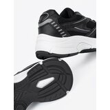 Shelvt Black sneakers with mesh and white sole | shoptok.hr