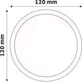 Avide Plafonjera LED, 6W, 420 lm, 4000K, IP20 - ACSMNW-R-6W-ALU | shoptok.hr