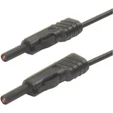 4 mm test lead\, contact-protected\, stackable\, 50 cm, (20423284)