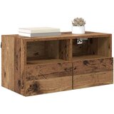 vidaXL TV stene 2 pcs Star les 60 x 30 x 30 cm Konstruiran les | Shoptok.si