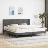  Krevetna konstrukcija Tamnosiva 180 x 200 cm Baršun | shoptok.hr