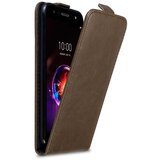 Cadorabo Ohišje, združljivo z LG X POWER 3 v kava rjava - Zaščitni ovitek v obliki flipa z magnetnim zapiranjem, (20559005) | Shoptok.si