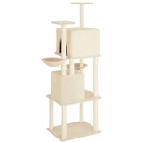  Penjalica za mačke sa stupovima za grebanje krem 180 cm | shoptok.hr