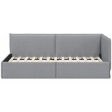  Kutni okvir kreveta Svijetlo siva 100 x 200 cm tkanina | shoptok.hr