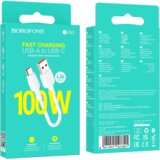  USB kabal 1m BOROFONE BX93 Super power 100W charging data Type-C white | Eponuda.ba