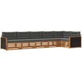  Set vanjskih sofa 6 pcs Prirodna i antracit 406 x 168,5 x 73 cm | shoptok.hr
