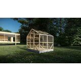  Drveni plastenik CASA S 2.6m x 2m, polykarbonat 4mm | shoptok.hr