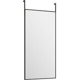  Ogledalo za vrata crno 30 x 60 cm od stakla i aluminija | shoptok.hr