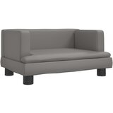Maison Chic Otroški kavč - Otroški divan - Otroški sedež siv 60x40x30 cm umetno usnje, (21729608) Cene