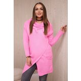 Kesi Sweater with a clutch at the bottom light pink | shoptok.hr