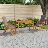  3-dijelni vrtni blagovaonski set 3 kom. Prirodna | shoptok.hr