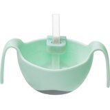 b.box 3 in 1 Bowl & Straw skledica s slamico Pisctachio 250 ml | Shoptok.si