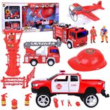 Veliki set vatrogasnih vozila sa zvukom + vatrogasna kaciga ZA5146 | shoptok.hr