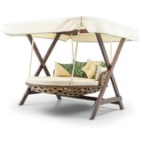 Hanah home Baštenska dvokrevetna stolica za ljuljanje Dominic Cream | ePonuda.com