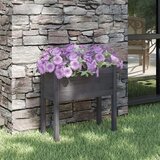 vidaXL Vrtna sadilica siva 70 x 31 x 70 cm od masivne borovine Cijene