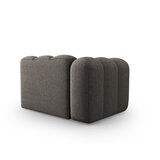 Micadoni Home temno siv modul za sedežno garnituro (levi kot) lupine | Shoptok.si