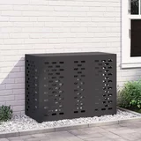Pokrivač za klima uređaj Crna 110x50x80 cm Čelik