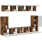  Set TV komoda Zidne 5 pcs Dimljeni hrast Konstruirano drvo | Eponuda.ba