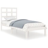  The Living Store Posteljni okvir bel iz trdnega lesa 90x190 cm - Posteljni Okvir, (21501324) | Shoptok.si