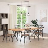 vidaXL noge za jedilno mizo x-oblika 2 kosa antracit 90x(72-73) cm | Shoptok.si