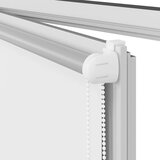 vidaXL Rolo zavjesa Blackout bijela 115x175 cm Širina tkanine 110,7 cm | shoptok.hr