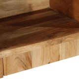  Noćni ormarić 50x27x50 cm puno drvo bagrem | shoptok.hr