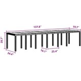  Vrtni set za objed 13 pcs Smeđa Polt ratan | shoptok.hr