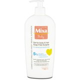 Mixa Baby otroški hranljivi gel za prhanje in šampon 400 ml za otroke Cene