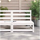  Vrtna sofa bijela 70 x 70 x 67 cm od masivne borovine | Eponuda.ba