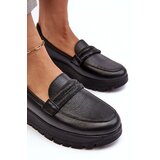 Boto Leather Platform Half Boots with Ornament Black Lemar Lehira | shoptok.hr